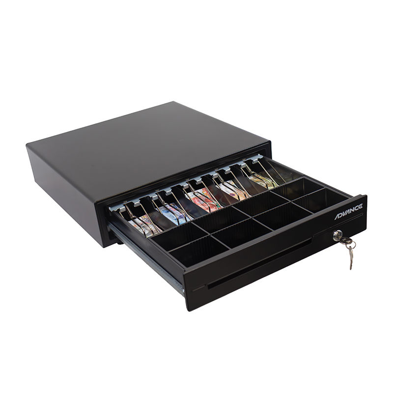 Caja Para Efectivo Advance Adv-6406, 5 Ranuras, Rj11, Negromantén El Control De