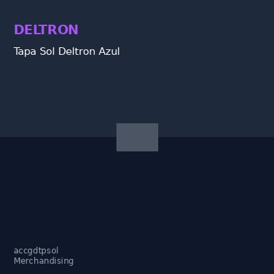 Tapa Sol Deltron Azul