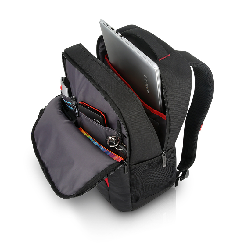 Mochila Lenovo B515 Para Laptop De Hasta 15.6, Color Negrofabricada Con Materia