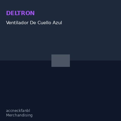 Ventilador De Cuello Azul