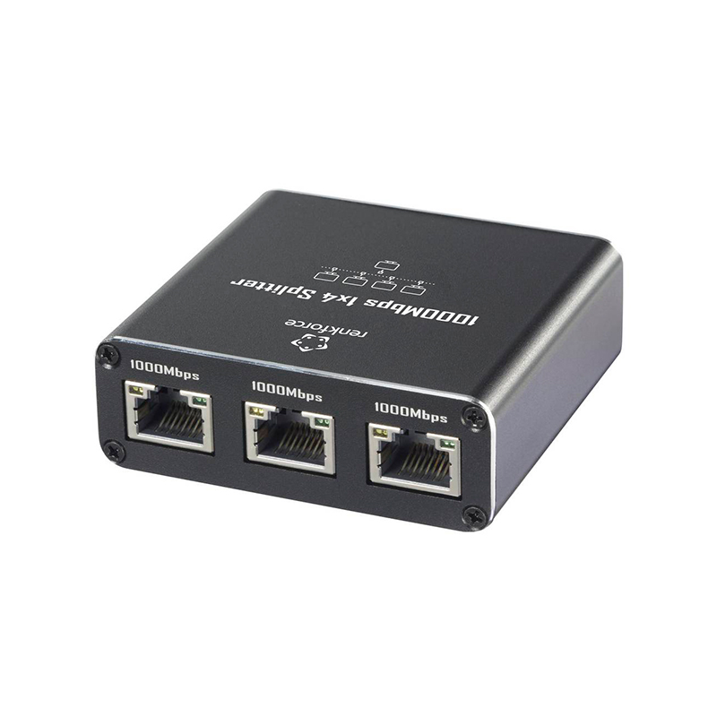 Switch Gigabit Ethernet Renkforce Rf-Ges-400 Con 4 Puertos RJ45 Y Alimentación Por Us