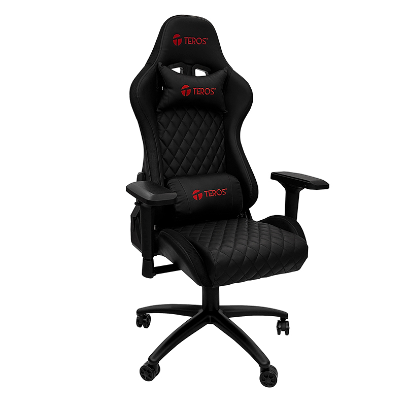 Silla Gamer Teros Te-8121N, Negrola Silla Gamer Teros Te-8121N Combina Comodidad