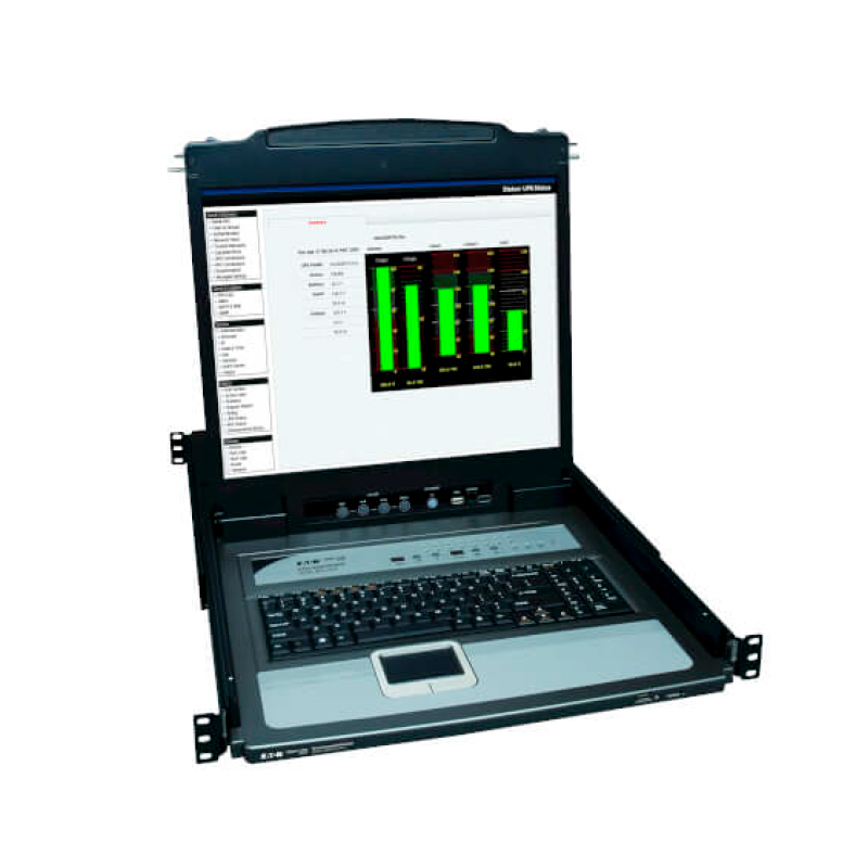 Consola Kvm Tripp-Lite Para Instalación En Rack De 1U De 16 Puertos Netdirector/Lcd D