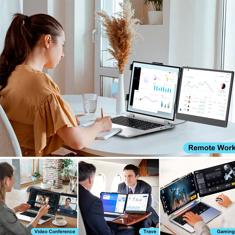 Extensor De Monitor De 14 Para Portatiles De 13- 17, FHD (1920X1080), Ips, Usb-C/H
