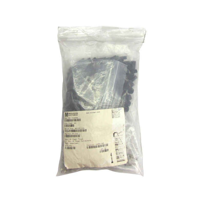 Conector Plug Cui Inc. Pp-019, 1.1 / 2.8 Mm, Niquel, Pvc, Negro, 100M Ohm, 16V/4A. @@