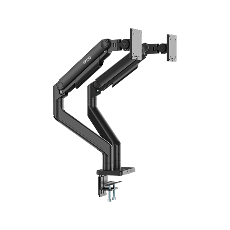 Brazo Soporte Dual Para Monitores MSI Mag Mt201D De Estructura Robusta Y Facil Montaj