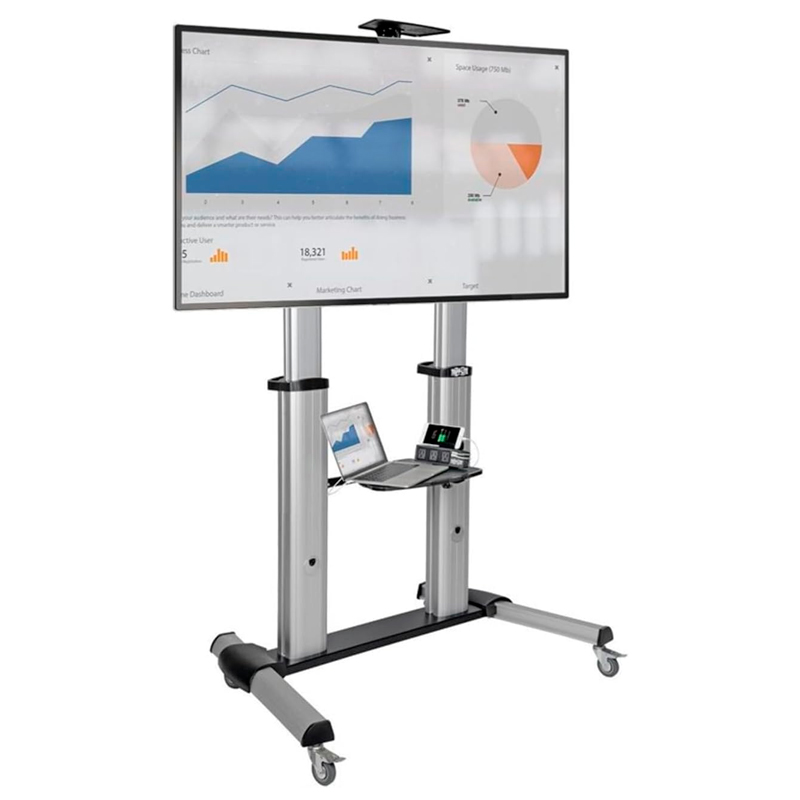 Soporte Para Tv Con Ruedas Tripp Lite, Soporta Pantallas De 60 A 100, Hasta 99.8Kg