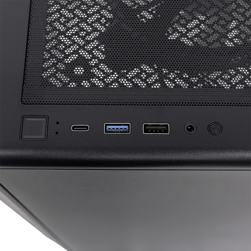 Case Gamer Teros Te-1321G, Mid Tower, USB 3.0 / USB 2.0, Audio, Ventilador Rgb, Negro