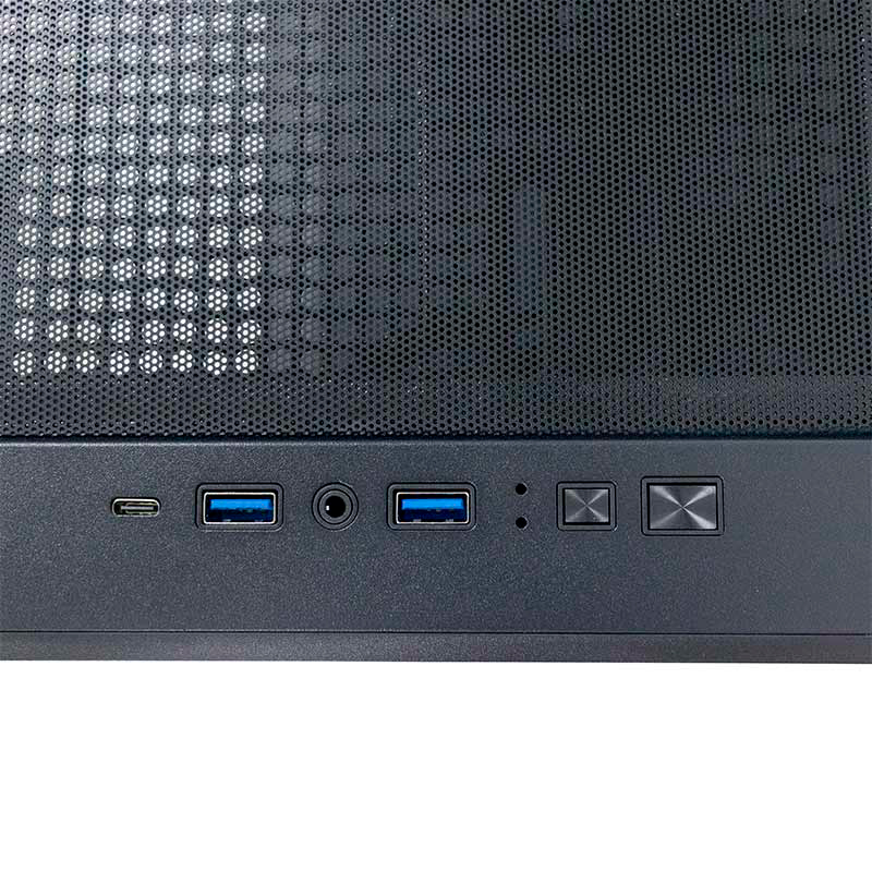 Case Sin Fuente Gamer Teros Te-1323G, Itx, M-Atx,Atx, 3.5 Y 2.5, Negropotencia