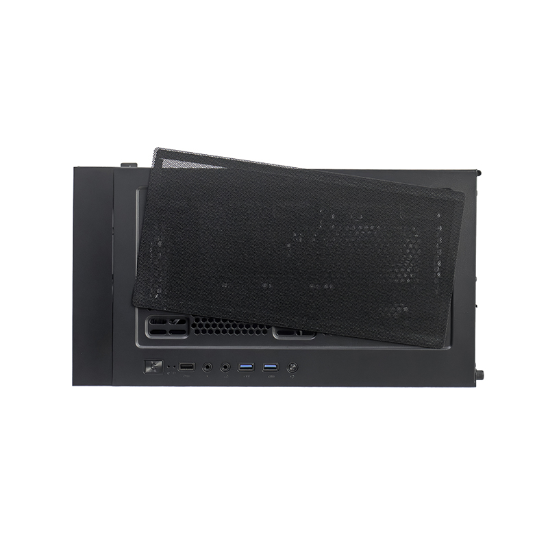 Case Sin Fuente Gamer Teros Te-1330G, Itx, M-Atx,Atx, E-Atx, 3.5 Y 2.5, Negrop