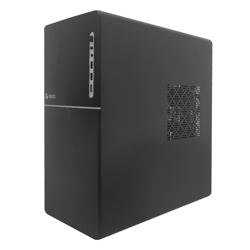 Case Teros Te-1038S, Factor De Forma Atx, 250 W, USB 3.0 / 2.0, Audio, Negro.el