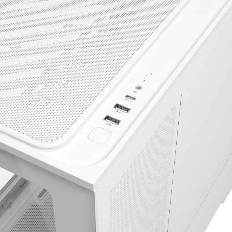 Case Asus Prime Ap202 ARGB Whitemotherboard - Factor De Forma Soportados: Micro-