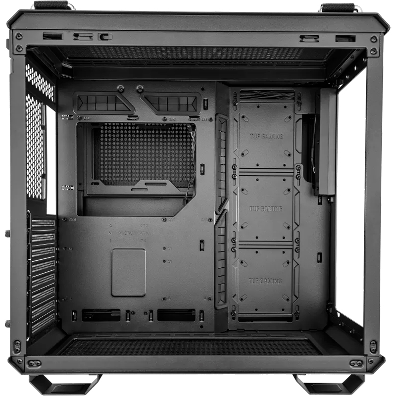 Case Asus Tuf Gaming Gt502, Mid-Tower De Doble Cámara (Dual Chamber), Color Negro