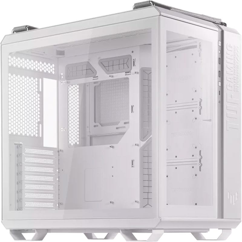 Case Asus Tuf Gaming Gt502, Mid-Tower De Doble Cámara (Dual Chamber), Color Blanco