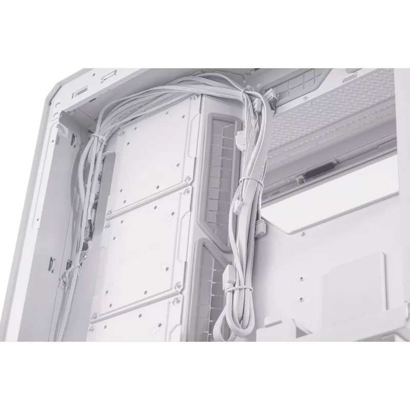 Case Asus Tuf Gaming Gt502, Mid-Tower De Doble Cámara (Dual Chamber), Color Blanco