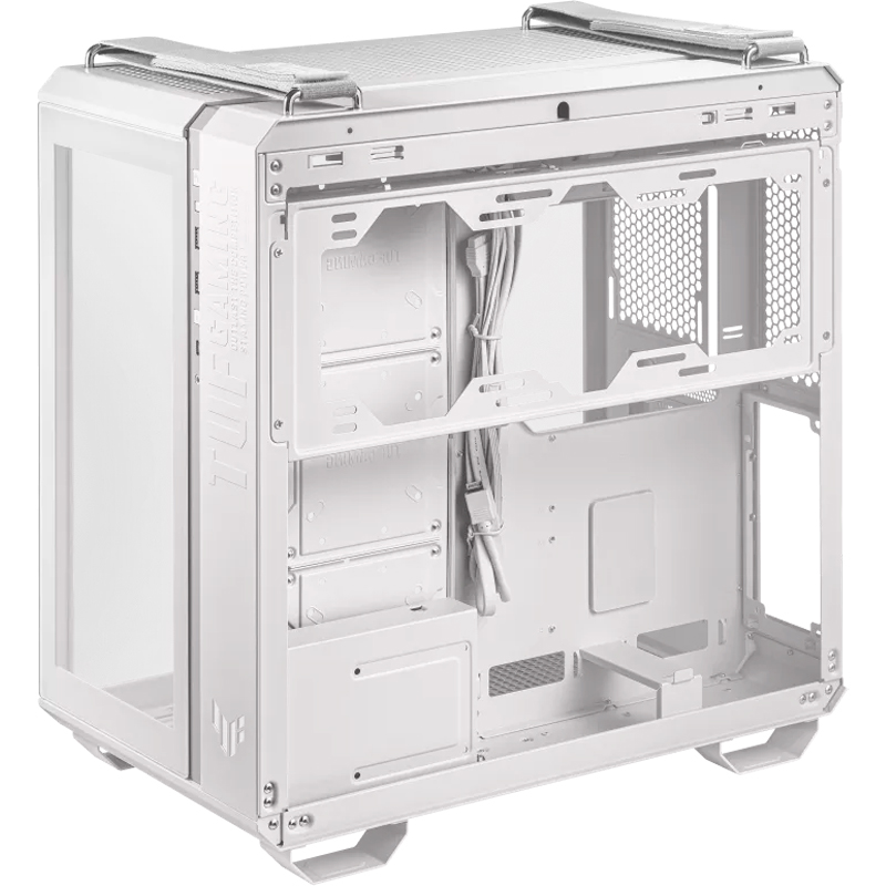 Case Asus Tuf Gaming Gt502, Mid-Tower De Doble Cámara (Dual Chamber), Color Blanco