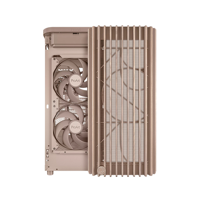 Case Asus Proart Pa401 Wood Edition Beige - Tempered Glass Panelmotherboard - Fa