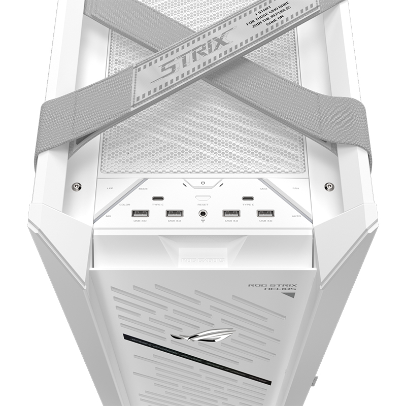 Case Asus Rog Strix Helios White Editionmotherboard - Factor De Forma Soportados