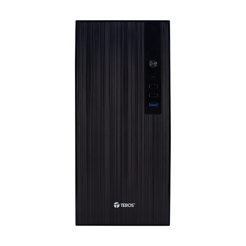 Case Teros Te-1034S, Mini Tower Atx, 250 W, USB 3.0 / 2.0, Audio Hd, Negropresen