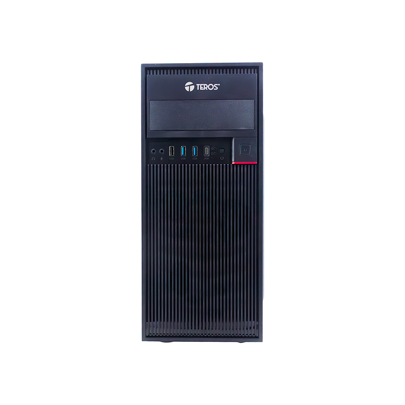 Case Gamer Teros Te-1319G, Mid Tower, 450W, USB 3.0 / 2.0, Audio, Negroel Case G