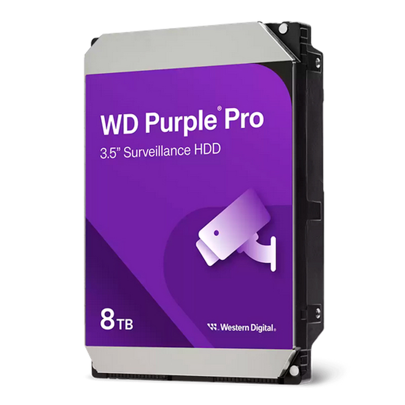 Disco Duro Western Digital Purple Pro, 8 Tb, Sata, 256MB Cache, 7200Rpm, 3.5
