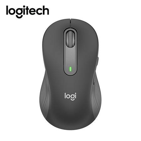 MOUSE LOGITECH SIGNATURE M650 SILENT LARGE LEFT WIRELESS/BLUETOOTH BLACK (910-006234)