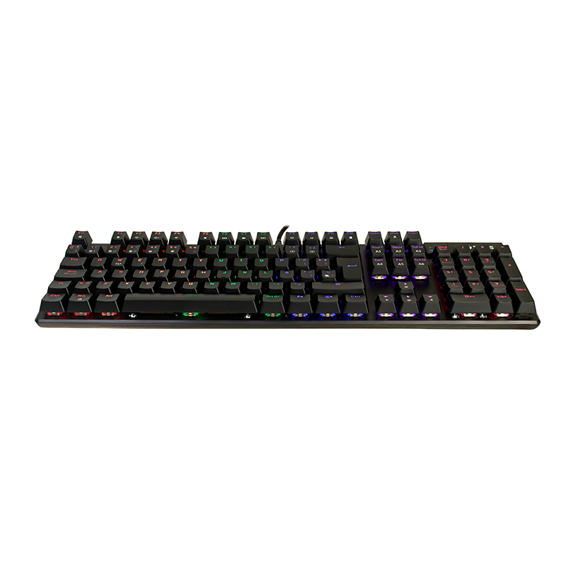 Teclado Mecánico Te-4068G, Retroiluminación Rainbow, USB 2.0, Español, Color Negro @@