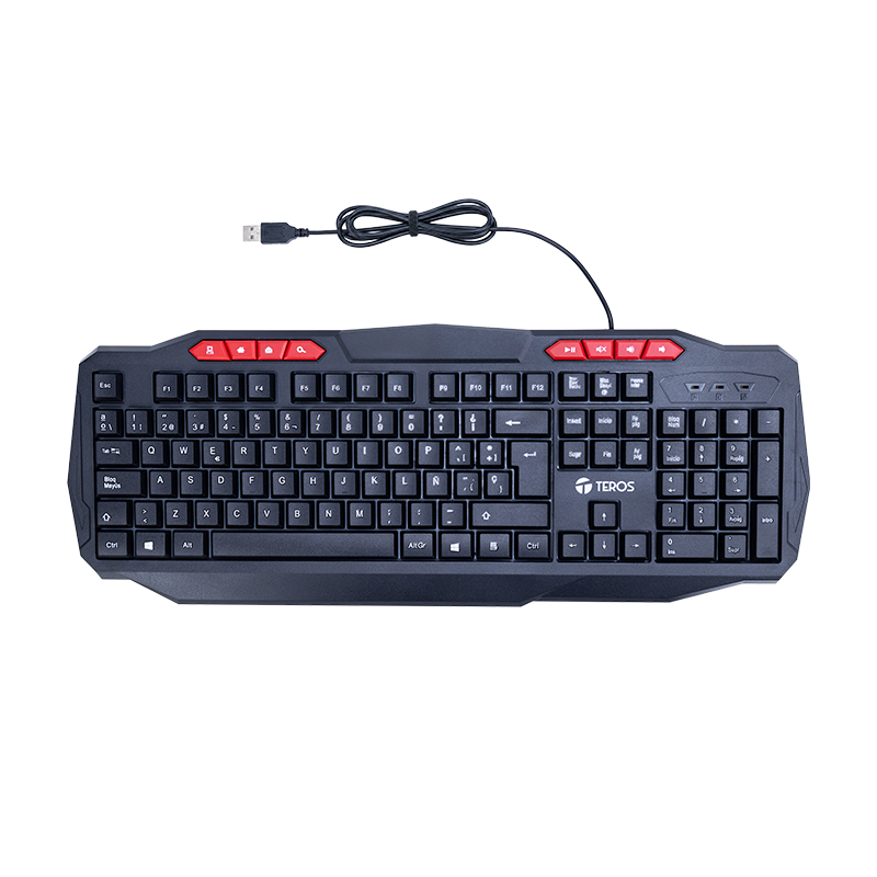 Kit 4 En 1 Teclado + Mouse + Auriculares + Mousepad Teros Te-5014Scompleta Tu Se
