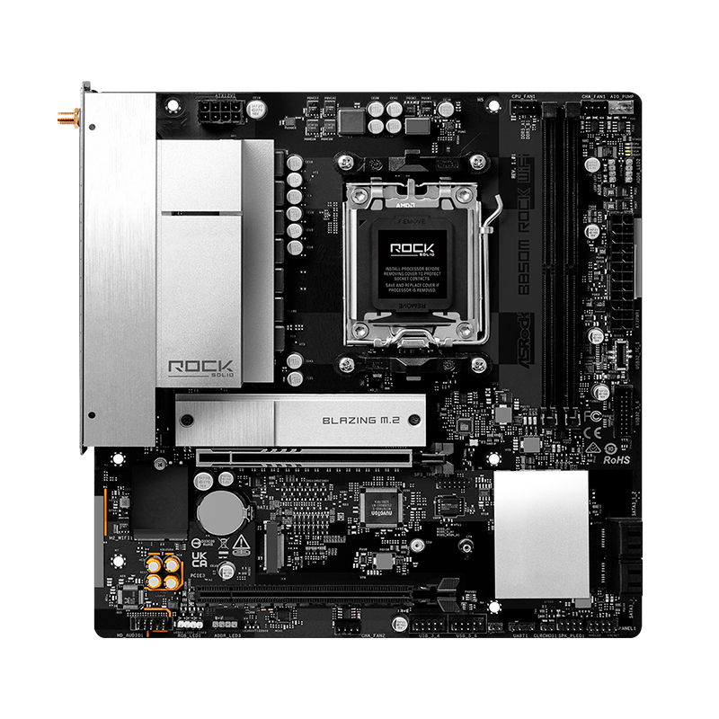 MB AR B850M Rock WiFi Svl DDR5