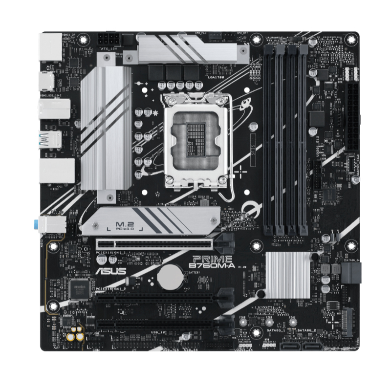 Motherboard Asus Prime B760M-A Chipset INTEL B760, Lga1700, Micro Atxsoporta Pro
