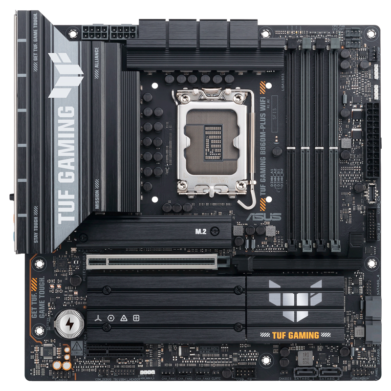Motherboard Asus Tuf Gaming B860M-Plus Wifi, Chipset INTEL B860, Lga 1851, Hdmi, Dp,