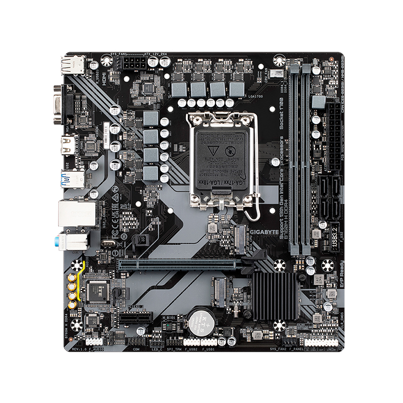 Motherboard Gigabyte B760M H Ddr4, Chipset INTEL B760, Lga1700, Matxsoporta Proc