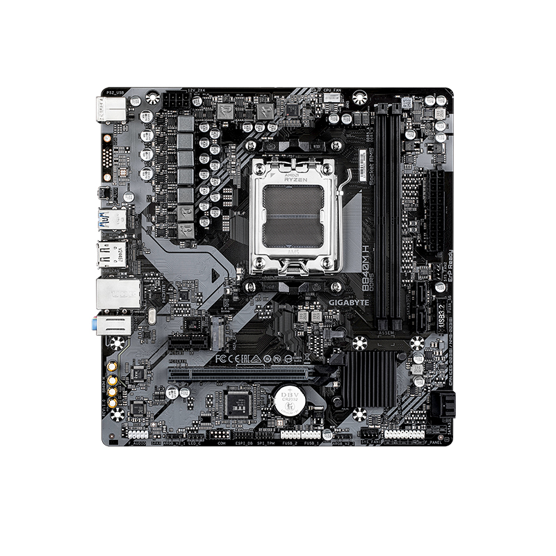 Motherboard Gigabyte B840M H, Chipset AMD B840, Socket AMD Am5, Matxsoporta Proc