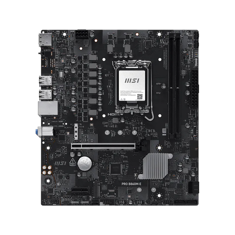 Motherboard MSI Pro B860M-E, Chipset INTEL B860, Lga1851, Hdmi, Dp, Matxsoporta