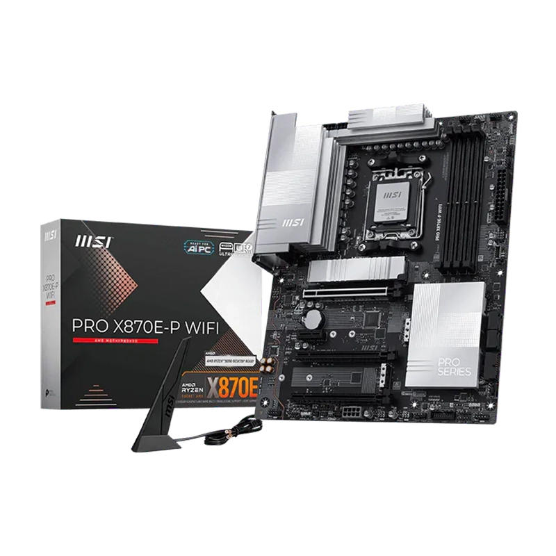 Motherboard MSI Pro X870E-P Wifi, Chipset AMD X870E, Socket AMD Am5, Atxsoporta