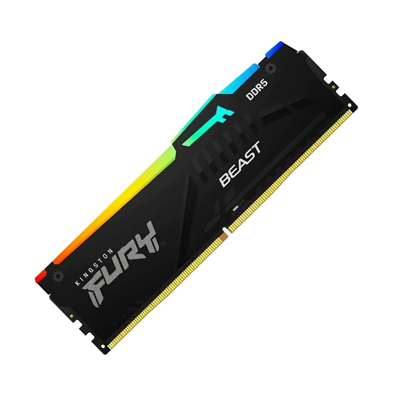 Memoria Dimm Kingston Fury Beast 32GB Ddr5-6000, Pc5-48000 Cl36, 2Rx8, 1.35V, 288-Pin