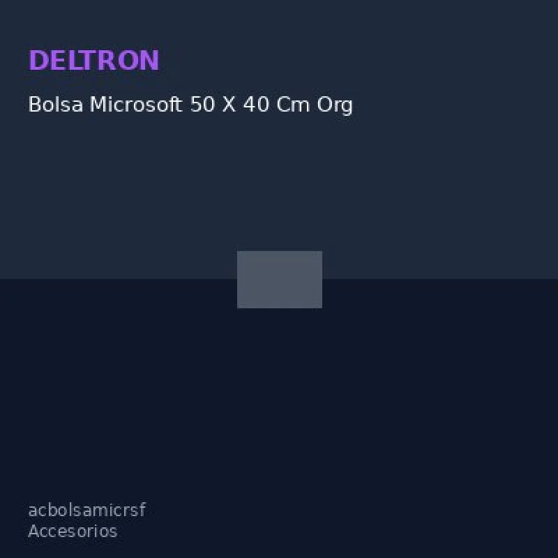 Bolsa Microsoft 50 X 40 Cm Org