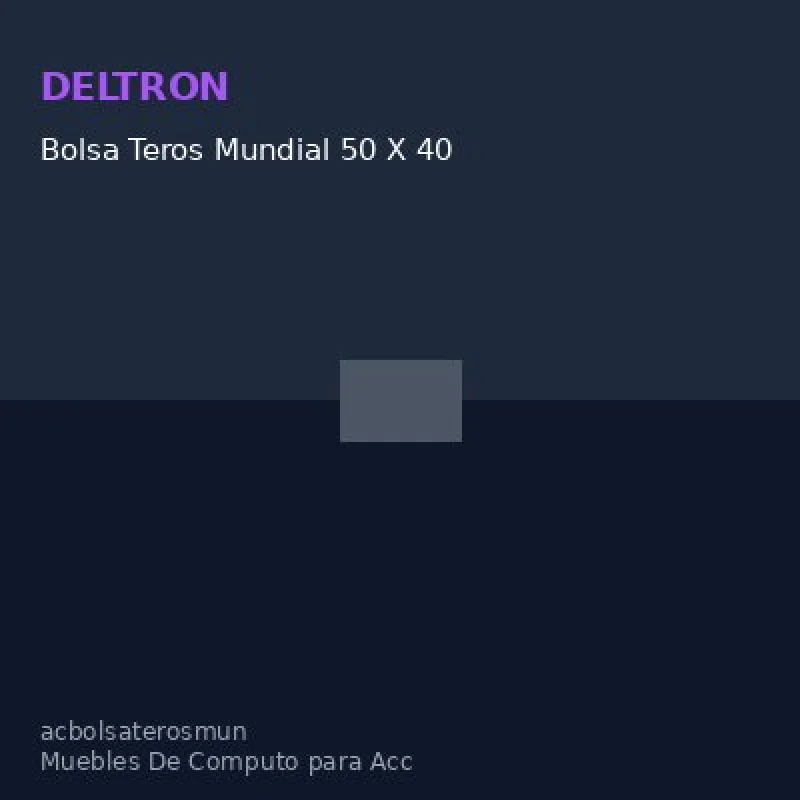Bolsa Teros Mundial 50 X 40