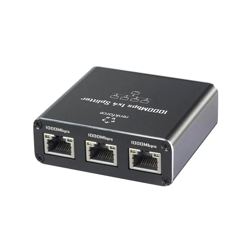 Switch Gigabit Ethernet Renkforce Rf-Ges-400 Con 4 Puertos RJ45 Y Alimentación Por Us