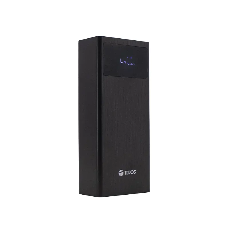 Powerbank Teros Te-7059N, 30000Mah, Usb-A, Usb-C,Negromantén Tus Dispositivos Si