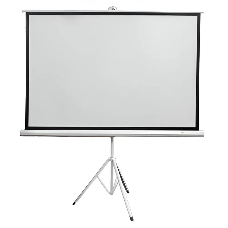 Ecran Con Tripode Teros Te-9063W, 1.56 X 1.17 Metros, 4:3 (80), Blanco Mate.pre