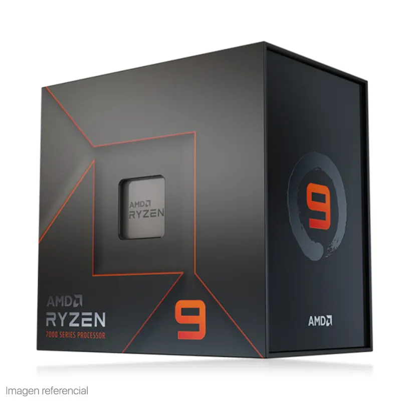 Procesador AMD Ryzen 9 7900X 4.7/5.6Ghz, 64MB L3,12-Core, Am5, 5Nm, 170W.integra
