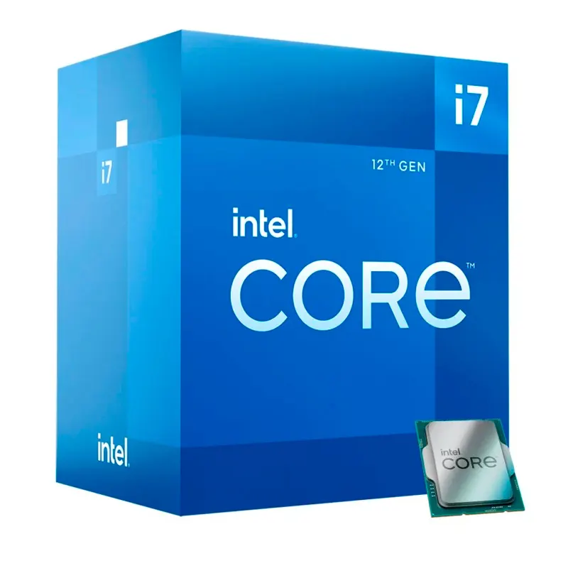 Procesador Intel Core i7-12700 2.10/4.90GHz, 25MB SmartCaché, LGA1700, 65W, Intel 7(10nm)