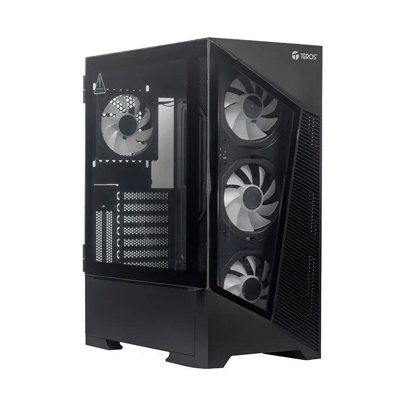 Case Sin Fuente Gamer Teros Te-1330G, Mid Tower, E-Atx/Atx/Micro-Atx/It, Usb-A, Audio