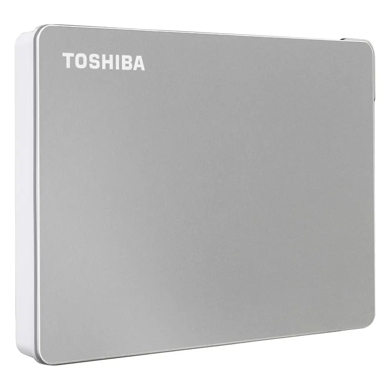 Disco Duro Externo Toshiba Portátil Canvio Flex, 2 Tb, USB 3.0 / 2.0, Color: Plata