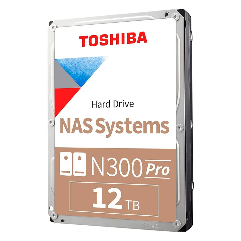 Disco Duro Toshiba N300 Pro Nas, 12Tb, SATA 6.0Gb/S, 7200Rpm, 512MB Cache, 3.5.
