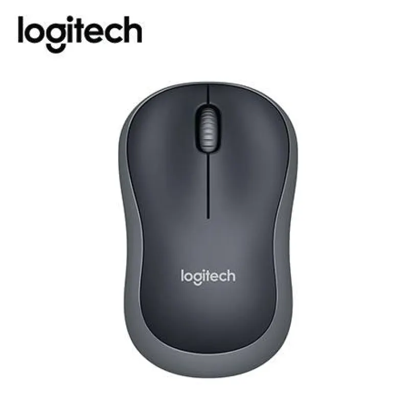 MOUSE LOGITECH M185 WIRELESS GRAY (910-002225)