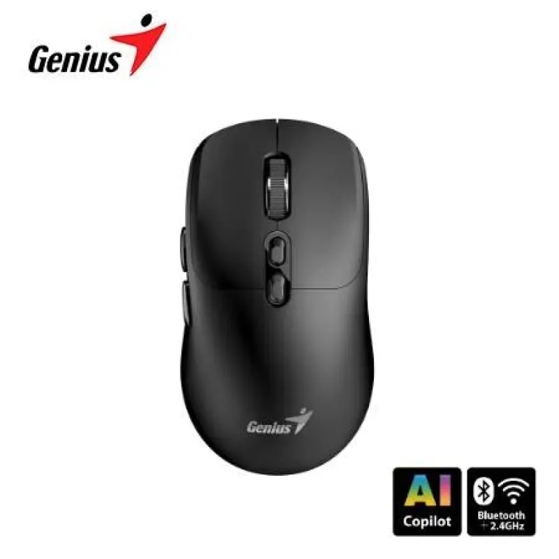 MOUSE GENIUS DUAL WIRELESS/BT NX-8080S BT AI COPILOT 7-BOT SILENT BLACK (31030042400)