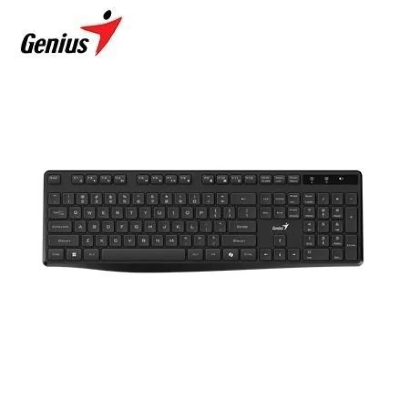 TECLADO GENIUS WIRELESS KB-7200 AI COPILOT SILENT MULTIMEDIA USB SP BLACK (31320002401)
