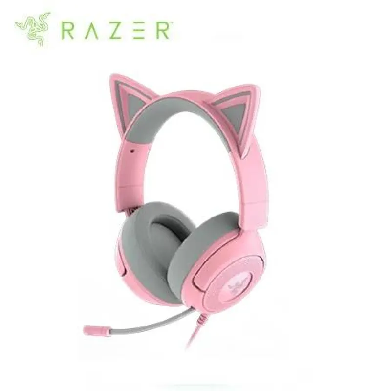 AUDIFONO C/MICROF. RAZER KRAKEN KITTY V3 X MULTI-PLATFORM 40MM 7.1 QUARTZ (RZ04-05350100-R3U1)